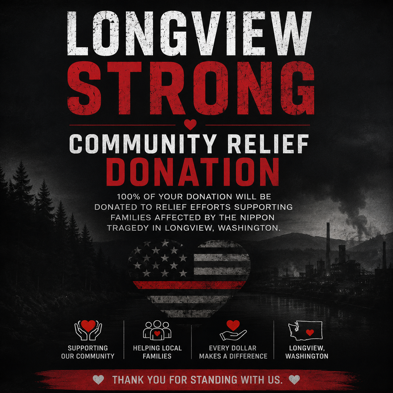Longview Relief Donation