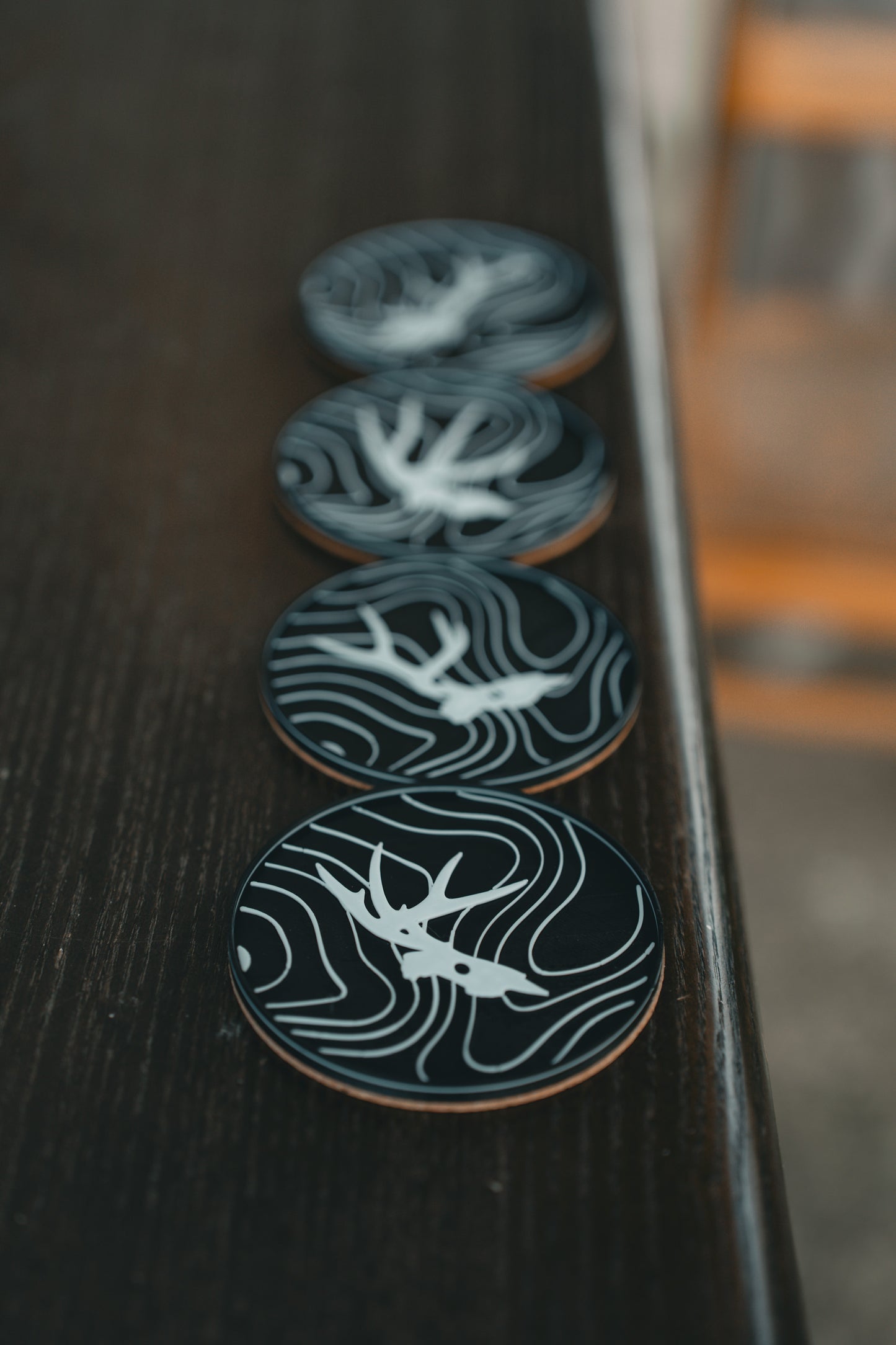 Topographic Skull Coasters